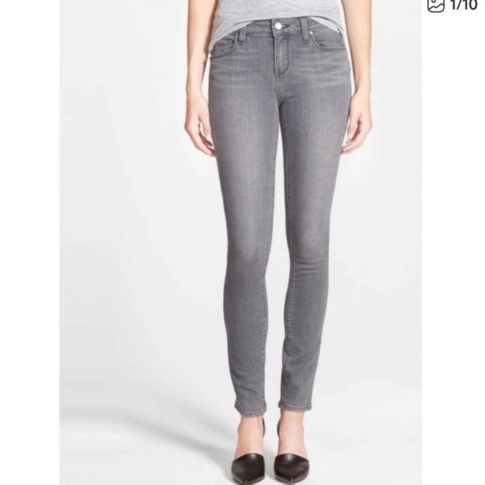 Paige Verdugo Ultra Skinny Silvie Grey Jeans